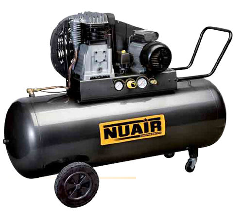 Compresseur à piston - B3800B/3M/270 TECH - NUAir compressors - d'air / à moteur électrique / sur roulette