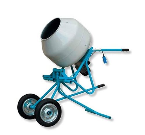 Bétonnière électrique - C140 CARR KIT - OMAER Srl - mobile / traditionnelle