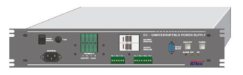 Chargeur de batterie au sol - DN series  - ELTECO, a.s. - sur rack / avec compensation du facteur de puissance