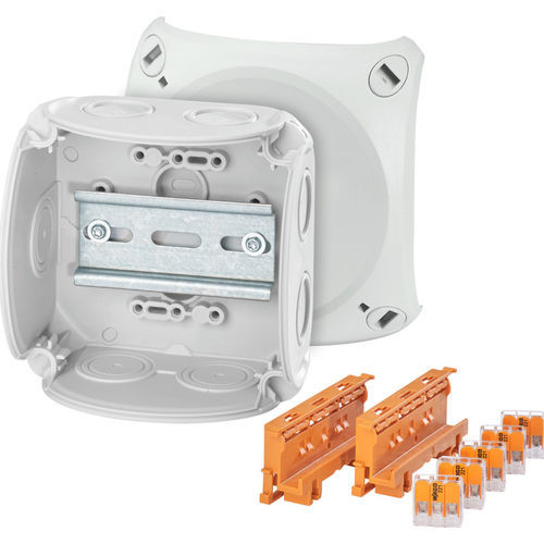 Boîte de dérivation murale - DK 0404 W - Hensel - UL / sans halogène / IEC