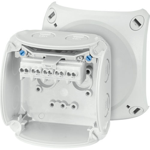 Boîte de dérivation murale - KF 0202 G - Hensel - UL / sans halogène / résistante aux intempéries