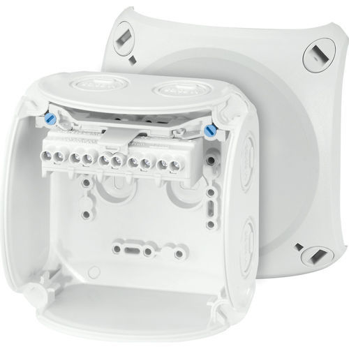 Boîte de dérivation murale - KF 0404 G - Hensel - UL / sans halogène / résistante aux intempéries