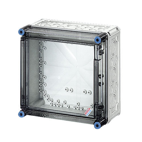 Boîte pour rail DIN - MI 0220 - Hensel - rectangulaire / en polycarbonate / en fil de métal