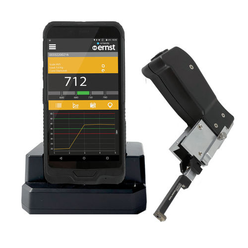 Duromètre portable - e-handy - CISAM-ERNST - de métaux / pour vilebrequins / pour roulement