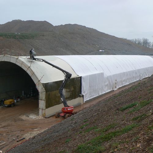 Géotextile en béton - DRAINTUBE T - AFITEXINOV - en polypropylène / de drainage / de protection