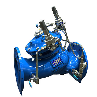 Vanne à soupape - WW-723 EN/ES - BERMAD CS Ltd - à commande hydraulique / de réduction de pression / de maintien de pression