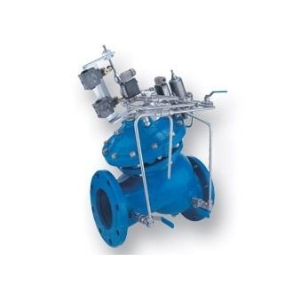 Vanne à membrane - WW-748 - BERMAD CS Ltd - à commande hydraulique / de maintien de pression / pour pompe