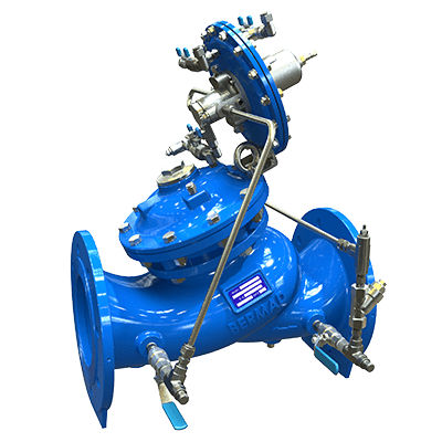 Vanne à membrane - WW-770-J  - BERMAD CS Ltd - à commande hydraulique / de régulation de débit / à siège