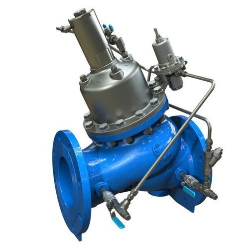 Vanne à piston - 820 - BERMAD CS Ltd - à commande hydraulique / de réduction de pression / en angle droit
