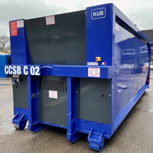 Compacteur de déchets mélangés - KUB - GILLARD SAS - carton / pour plastique / papier