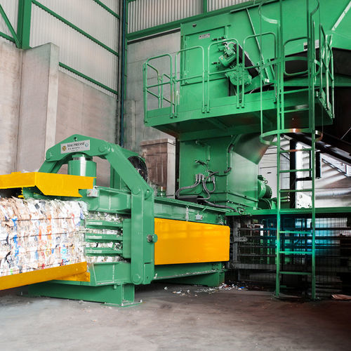 Presse à balles pour papier - MAC 106/2 - MACPRESSE EUROPA SL - pour bouteilles / pour combustible solide de récupération / horizontale