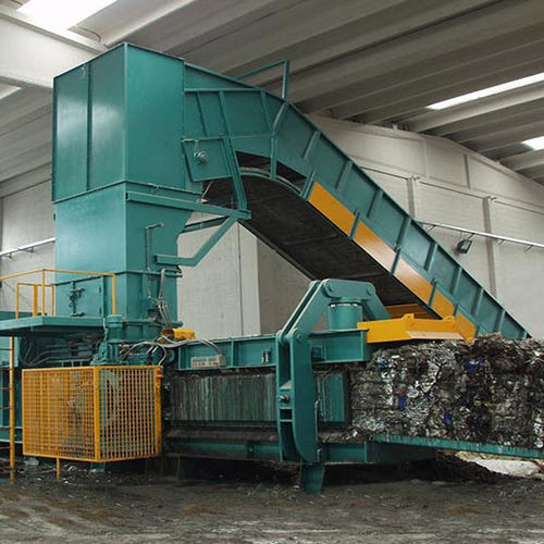 Presse à balles pour déchets - Mac 111L/1 - MACPRESSE EUROPA SL - horizontale / à chargement par le haut / à canal