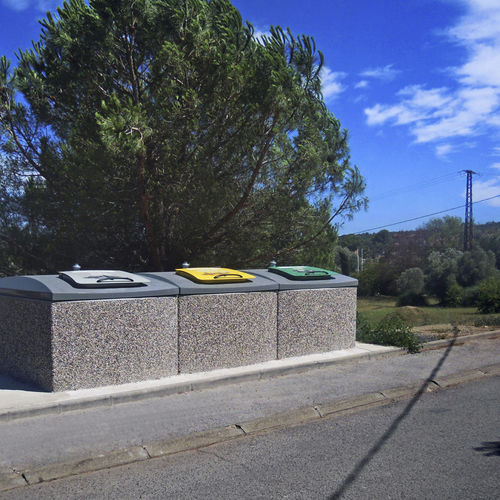 Conteneur à déchets ménagers - Semi Underground - NORD ENGINEERING SRL