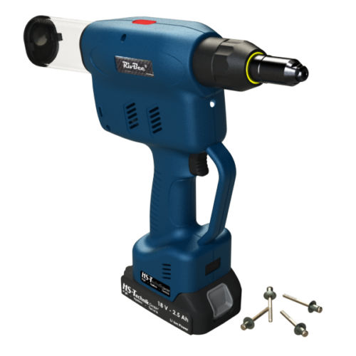 Outil de pose sur batterie - RivBee P series - HS-Technik GmbH - pour écrous aveugles