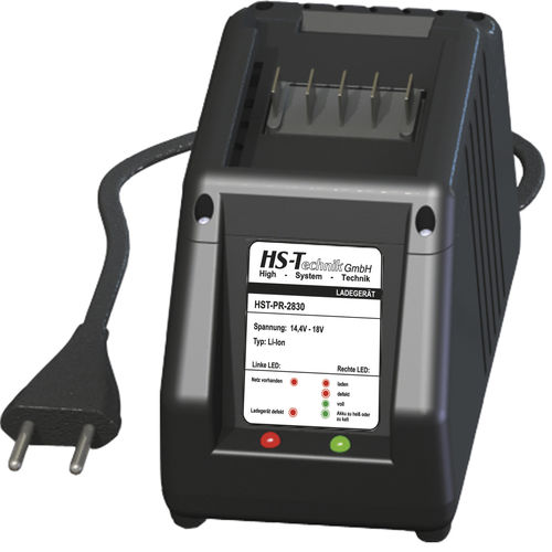 Chargeur de batterie pour outillage électroportatif - HST-PR-2830 - HS-Technik GmbH - de bureau / Li-ion / monophasé