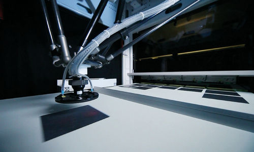 Robot pick and place - SCHMID - araignée / 5 axes / pour manutention de wafers