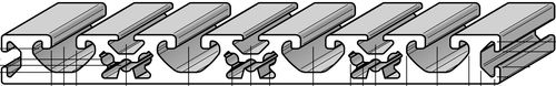 Profilé en aluminium - PRO16016 - Alváris Profile Systems GmbH - rainuré / plat / rectangulaire