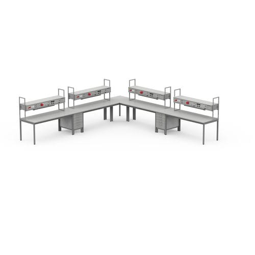 Poste de travail pour laboratoire - BeeWaTec AG - industriel / modulaire