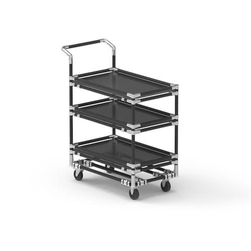 Chariot de transport - BeeWaTec AG - en métal / à roulettes / compact