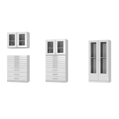 Armoire d'atelier - BeeWaTec AG - sur pieds / pour station de travail / de laboratoire