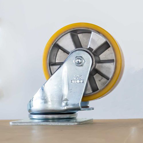 Roulette pivotante - BeeWaTec AG - à platine / à tige filetée / pour chariot