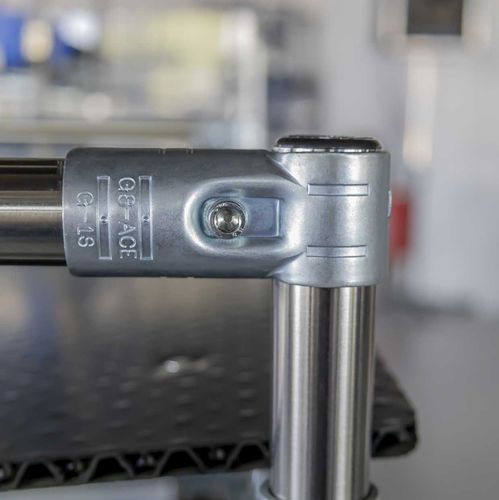 Connecteur de tube en acier galvanisé - BeeWaTec AG - en croix / en T / d'angle