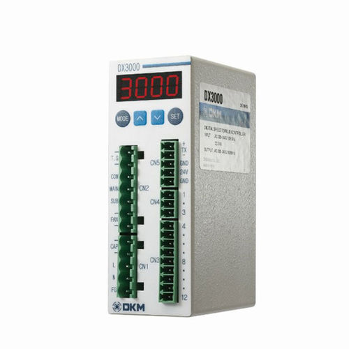 Contrôleur de vitesse AC - DX3000 - DKM Motor Co., Ltd. - E/S / à montage sur rail DIN / numérique