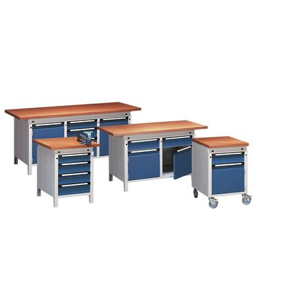 Établi en bois - Otto Kind GmbH & Co. KG - mobile / à tiroir / à compartiments