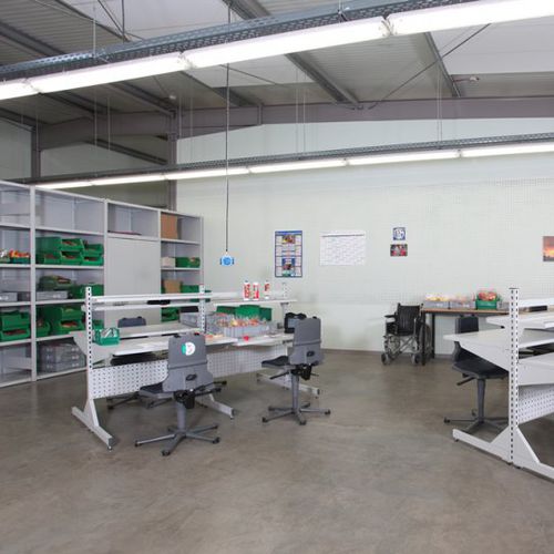 Poste de travail pour atelier - EAP - Otto Kind GmbH & Co. KG - ergonomique / hygiénique