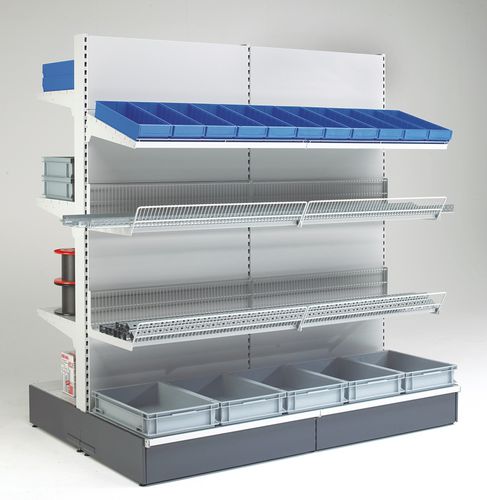 Rayonnage de commerce - flex - Otto Kind GmbH & Co. KG - cantilever / pour charges légères / pour boîtes