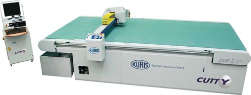 Machine de découpe à couteau - CUTTY 2317 - KURIS Spezialmaschinen - pour tissus / CNC
