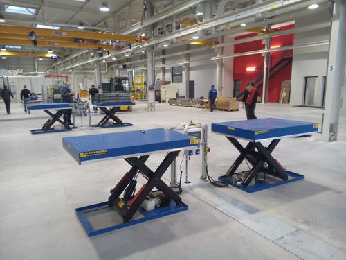 Table élévatrice à ciseaux - Static Low Profile Scissor Lift Table - Pronomic AB - hydraulique / électrique / stationnaire