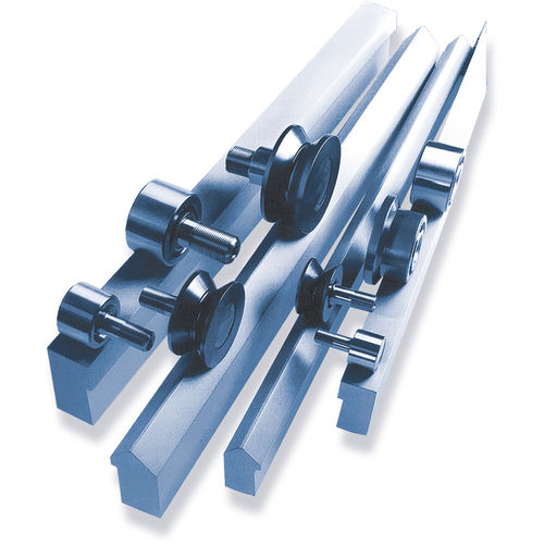 Guide linéaire à rouleaux - Technische Antriebselemente GmbH - en acier / de précision / pour bride