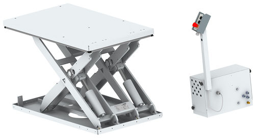 Table élévatrice à ciseaux - FFF series - Ventzki Handling Systems - électro-hydraulique / stationnaire / de chargement