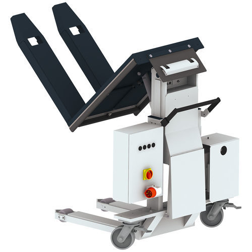Appareil de levage et de retournement hydraulique - NHE 30 series - Ventzki Handling Systems - électrique / mobile / pour conteneur