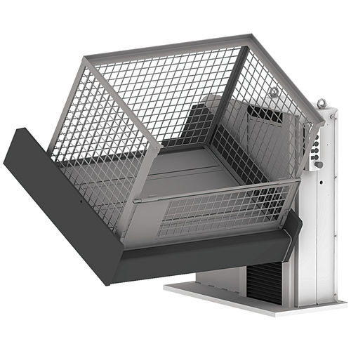 Appareil de levage et de retournement hydraulique - HNE series - Ventzki Handling Systems - électrique / pour conteneur / pour palettes