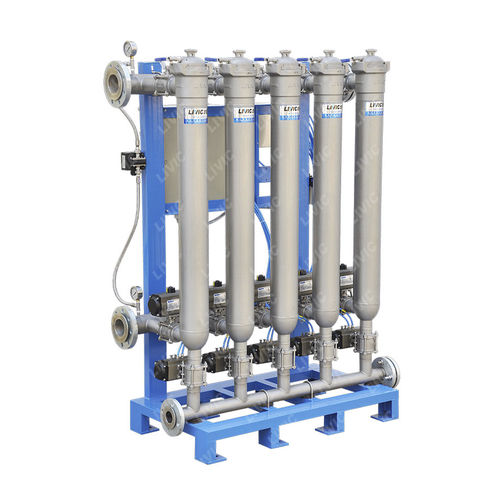 Filtre à liquide - MF series - Shanghai LIVIC Filtration System Co., Ltd. - à panier multiplex / autonettoyant / modulaire