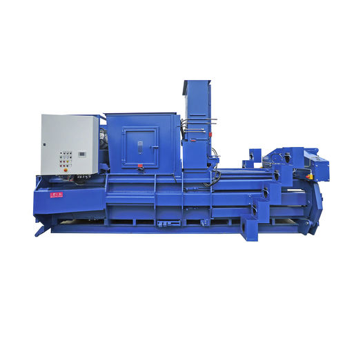 Presse à balles pour carton - Albamat 600 V5 - abba-Pressen Vertriebs GmbH & Co KG - pour papier / pour plastique / horizontale
