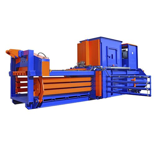 Presse à balles pour carton - Acomat 615 H4 - abba-Pressen Vertriebs GmbH & Co KG - pour papier / pour film / horizontale