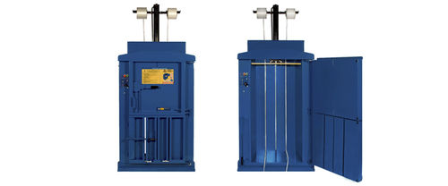 Presse à balles pour déchets - Abba 75 - abba-Pressen Vertriebs GmbH & Co KG - verticale / à chargement frontal / monocaisson