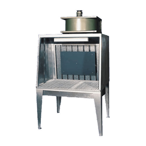 Cabine de peinture ouverte - Glaze  - Krautzberger - à filtre