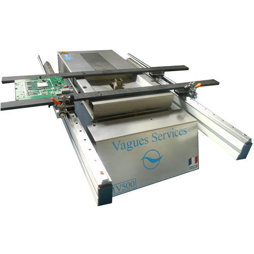 Machine de brasage sélectif à mini-vague - MV 500 - VAGUES SERVICES - motorisée / pour composants électroniques / pour PCB