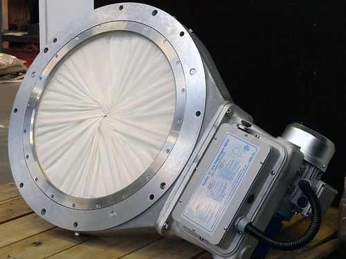 Vanne à diaphragme - E Series  - Mucon - à actionneur électrique / de régulation / pour ciment