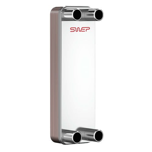 Échangeur de chaleur à plaques brasées - B18 - SWEP International - liquide / liquide / en acier inoxydable / en cuivre