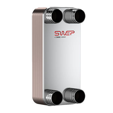 Échangeur de chaleur à plaques brasées - B56 - SWEP International - liquide / liquide / en acier inoxydable / en cuivre