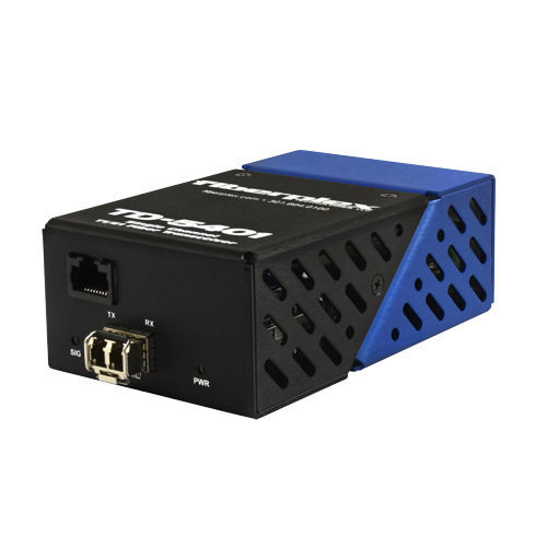 Convertisseur de communication - TD-5401 - FiberPlex Technologies, LLC - de puissance / de fibre optique / monomode-multimode
