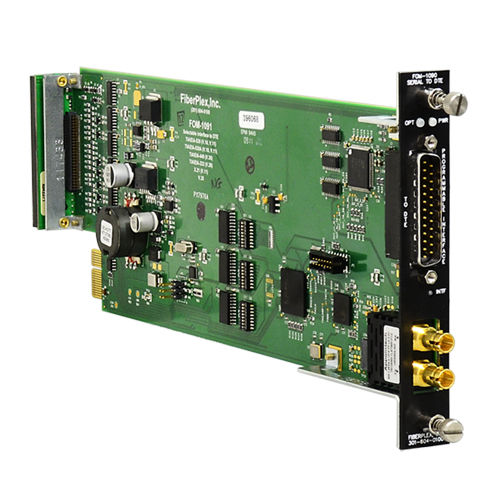 Carte modem de communication - FOM-1090 - FiberPlex Technologies, LLC - de données / RF / à fibre optique