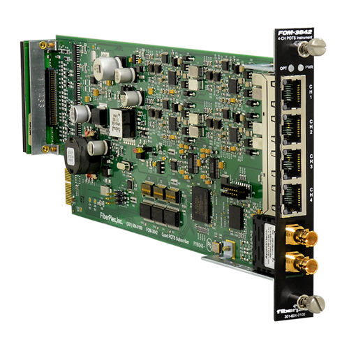 Multiplexeur carte - FOM-3841  - FiberPlex Technologies, LLC - multicanaux / de fibre optique / analogique