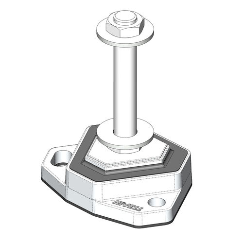 Pied de machine - Silent Delta SDS 30 - NIVELL - en caoutchouc / antivibration / fileté
