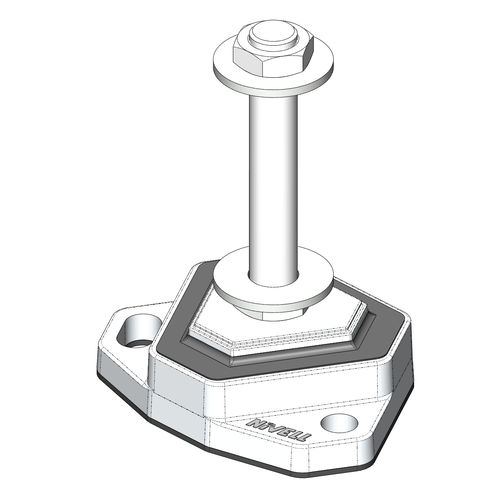 Pied de machine - Silent Delta SDS 50 - NIVELL - en caoutchouc / antivibration / fileté